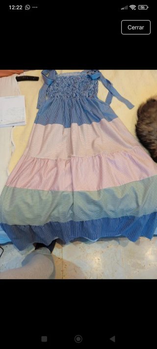 Vestido de verano a rayas