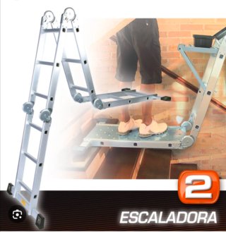 Escalera Plegable Compacta Super Ladder