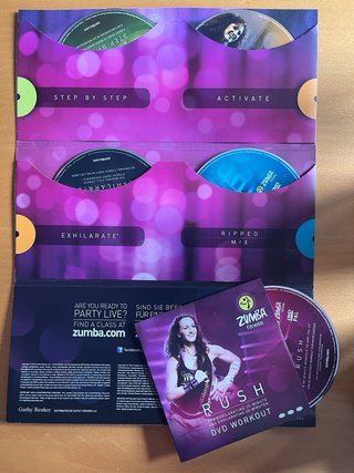 Kit Zumba 2012 + 5 CDs