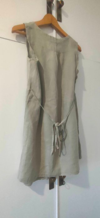 Vestido caqui beige Made in Italy