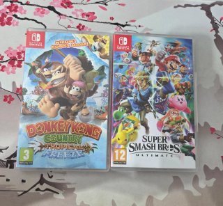 Donkey Kong Country y Smash Bros Ultimate switch
