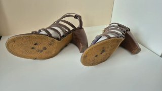 Sandalias Botticelli T39 Tacón Ancho