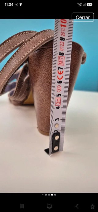 Sandalias Botticelli T39 Tacón Ancho