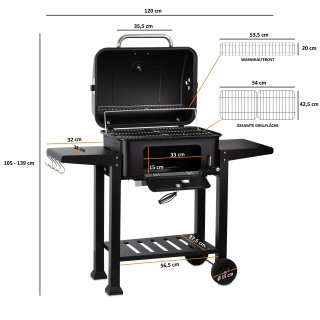 Barbacoa Carbón BBQ-Toro BBQ15 Nueva Caja
