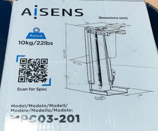 Soporte CPU Ajustable Bajo Escritorio