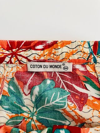 Falda Midi Coton du Monde Estampada