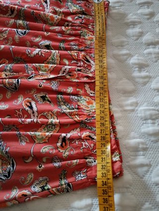 Falda larga estampada talla única