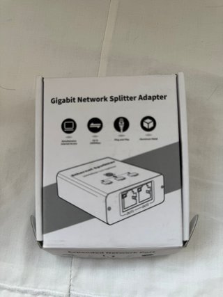 Adaptador Divisor Ethernet Gigabit RJ45 1 a 3 NUEV