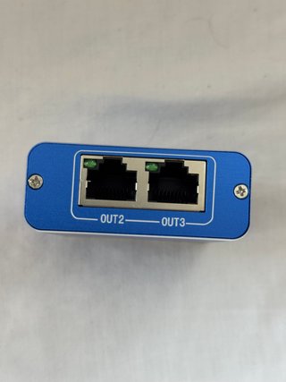 Adaptador Divisor Ethernet Gigabit RJ45 1 a 3 NUEV