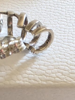 Pendientes trepadores Pandora plata