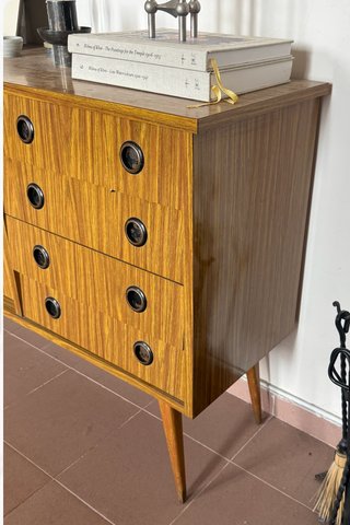 Mueble Vintage, buffet madera mid-century