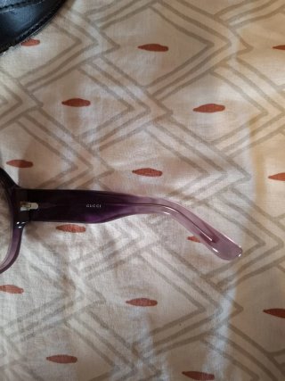 Gafas Gucci Moradas y Doradas
