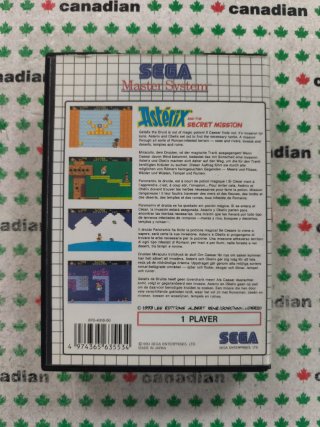 Asterix y la Misión Secreta - Master System