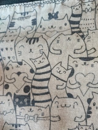 Mochila artesanal gatitos