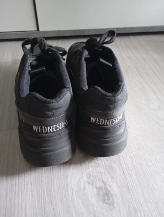 Zapatillas negras plataforma zara