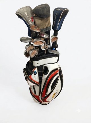 Juego de Palos de Golf con Bolsa