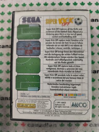 Sega Super Kick Off Master System