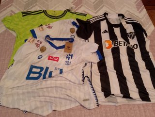 Lote 3 Camisetas Fútbol Adidas