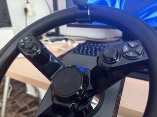 Volante Logitech G Saitek + Panel Controles