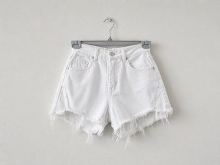 Shorts blancos rotos talla S