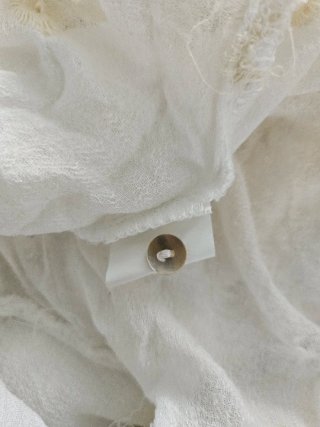 Blusa Zara bordada blanca Talla L