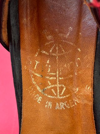 Zapatos de piel negros para tango