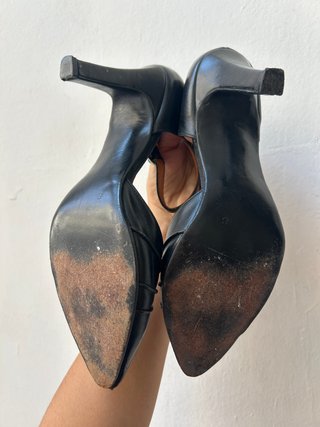 Zapatos de piel negros para tango