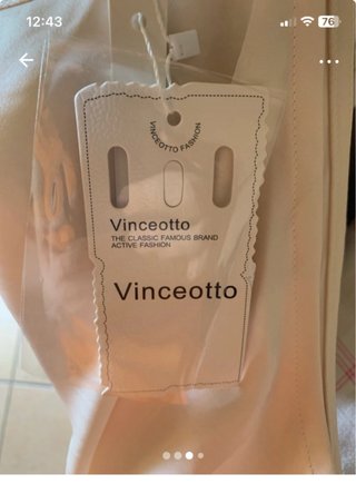 Canotta Vinceotto Beige Taglia S-M