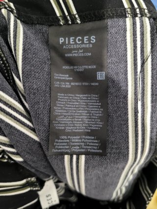 Pantalones rayas Pieces