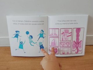 Libro infantil El niño que no quería ser azul, la