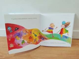 Libro infantil El niño que no quería ser azul, la