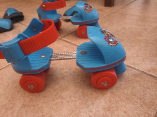Patines patrulla canina con protecciones