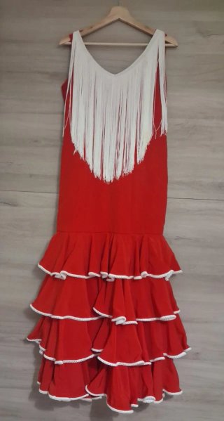 Vestido Flamenco Multicolor Lunares