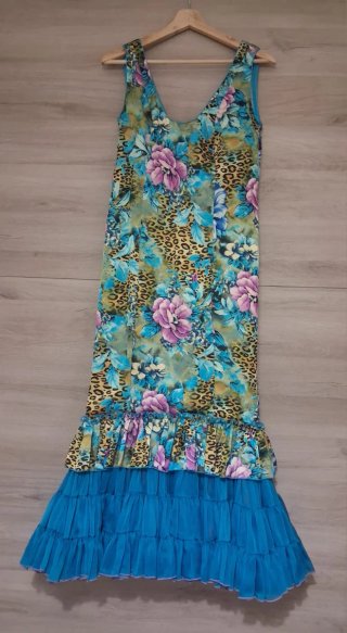 Vestido Flamenco Multicolor Lunares