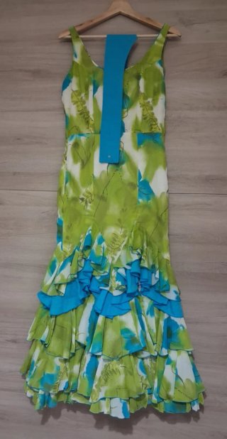 Vestido Flamenco Multicolor Lunares