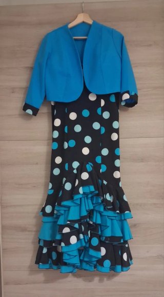 Vestido Flamenco Multicolor Lunares