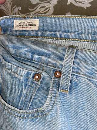 Levi's 501 Jeans Denim Chiaro