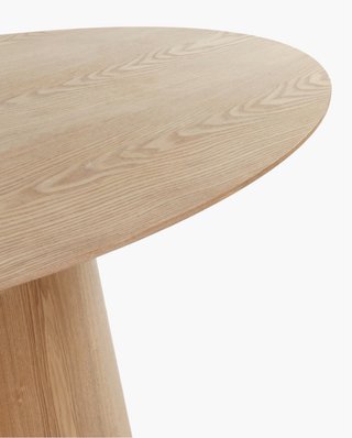 Mesa de comedor ovalada Deva (Vaukura) 160x90 cm