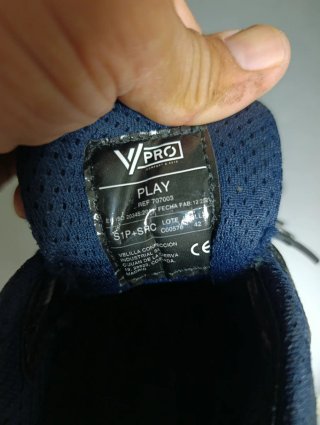 Zapatos V-PRO Azul y Beige