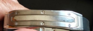 Bracciale Lotus Uomo Nero e Argento