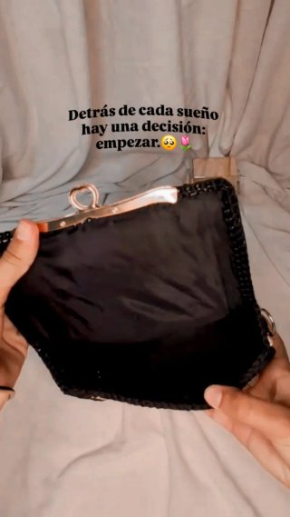 Bolso tejido hecho a mano