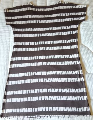 Vestido de punto de algodón con bordado