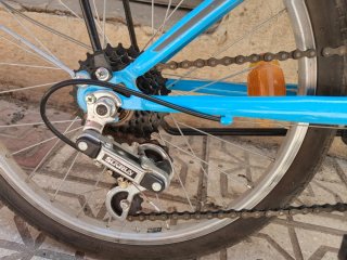 Bicicleta Plegable Azul
