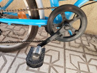 Bicicleta Plegable Azul
