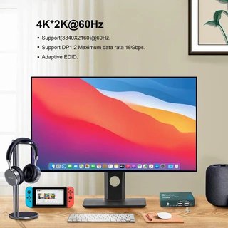 Teetek Switch Displayport 2 Puertos 4K