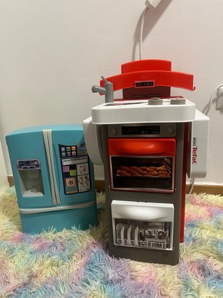 Pack Cocinita Smoby Tefal + Nevera Interactiva.