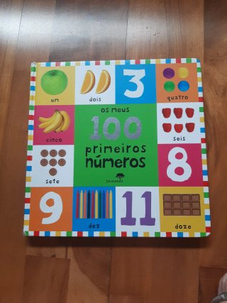 Livro "os meus 100 primeiros números"