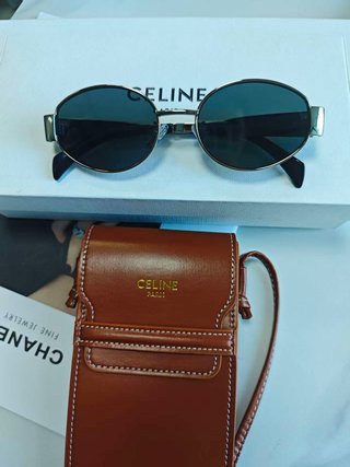 Borsa a tracolla Celine marrone