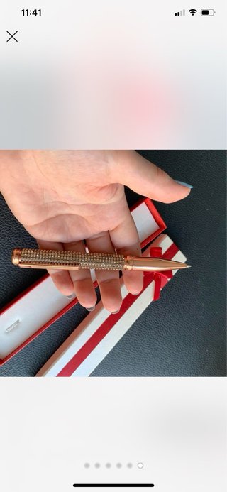 Caneta Rose Gold Cristais Dhgate