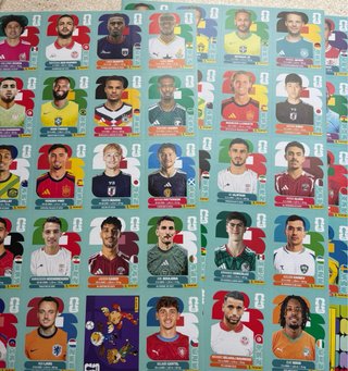 Set 120 cromos actualización Mundial FIFA 2026